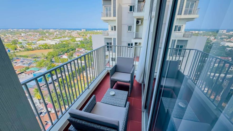 In the middle of the city where you can have a combo taste of Sea and city view hotel in Tanzania